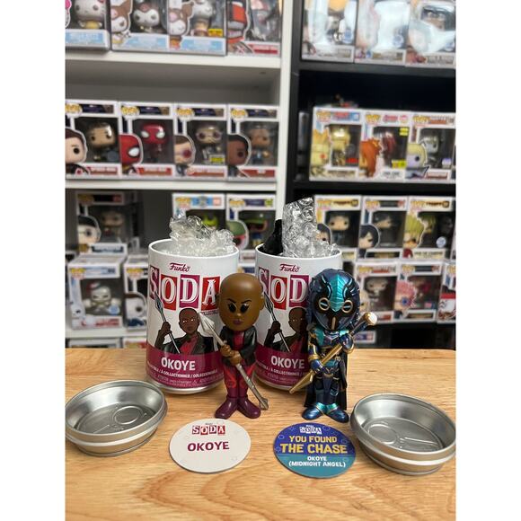 CHASE BUNDLE Okoye Funko Soda Marvel Black Panther Wakanda Forever MCU Comics - Picture 1 of 2